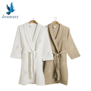 ÁO CHOÀNG VẢI TỔ ONG, NHUỘM MÀU, THÊU LOGO THEO YÊU CẦU